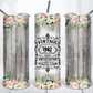 Vintage Floral Woods Birth Year 1940 to 2000 Double Wall Insulated 20oz Straight Skinny Stainless Steel Tumbler Gift - Chic Brico