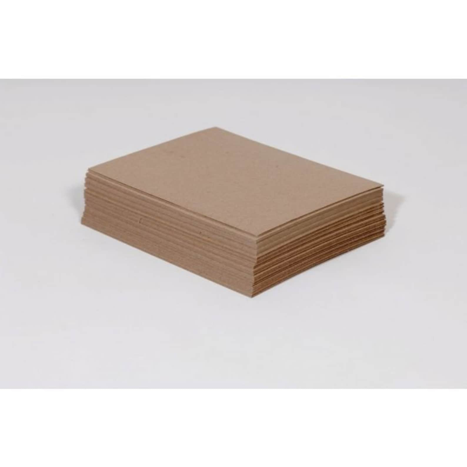 50pt Heavy Duty Kraft Chipboard - 8.5 x 11 - 20 Sheets - Chic Brico